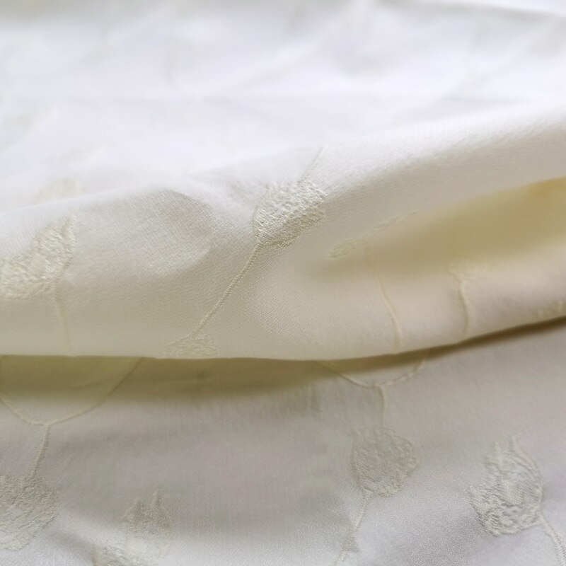 European and American solid color dark pattern jacquard improved cheongsam fabric princess puffy skirt brocade custom fabric