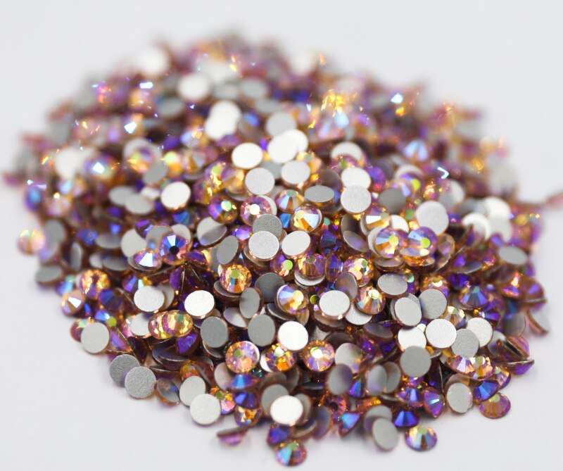 1.000 Strass De Vidro Hotfix Cristal Termocolante Strass 6mm | Parcelamento Sem Juros