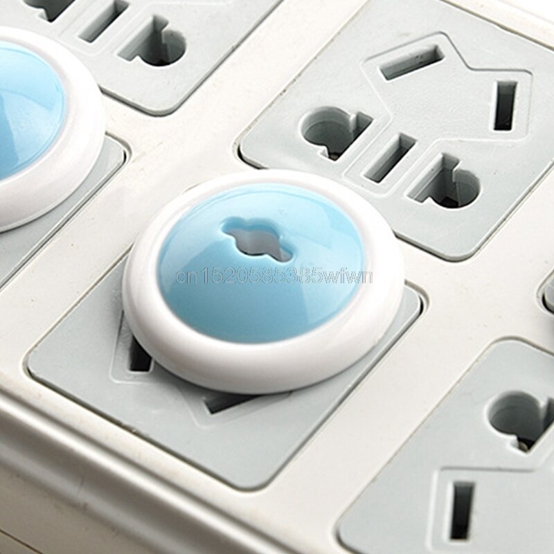 6Pcs Power Kindje Elektrische Lock Outlet Europese Russische Standaard 2 Plug Baby Kind Infant Kids Plug Covers Veiligheid