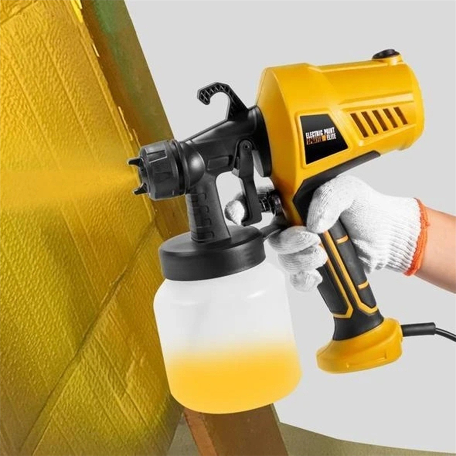 4 #220v Handheld sprühen Pistole Farbe Sprüher 500w hoch Energie Heimat Elektrische Airbrush Spritzen Auto Holz Möbel Zauberstab Holzbearbeitung