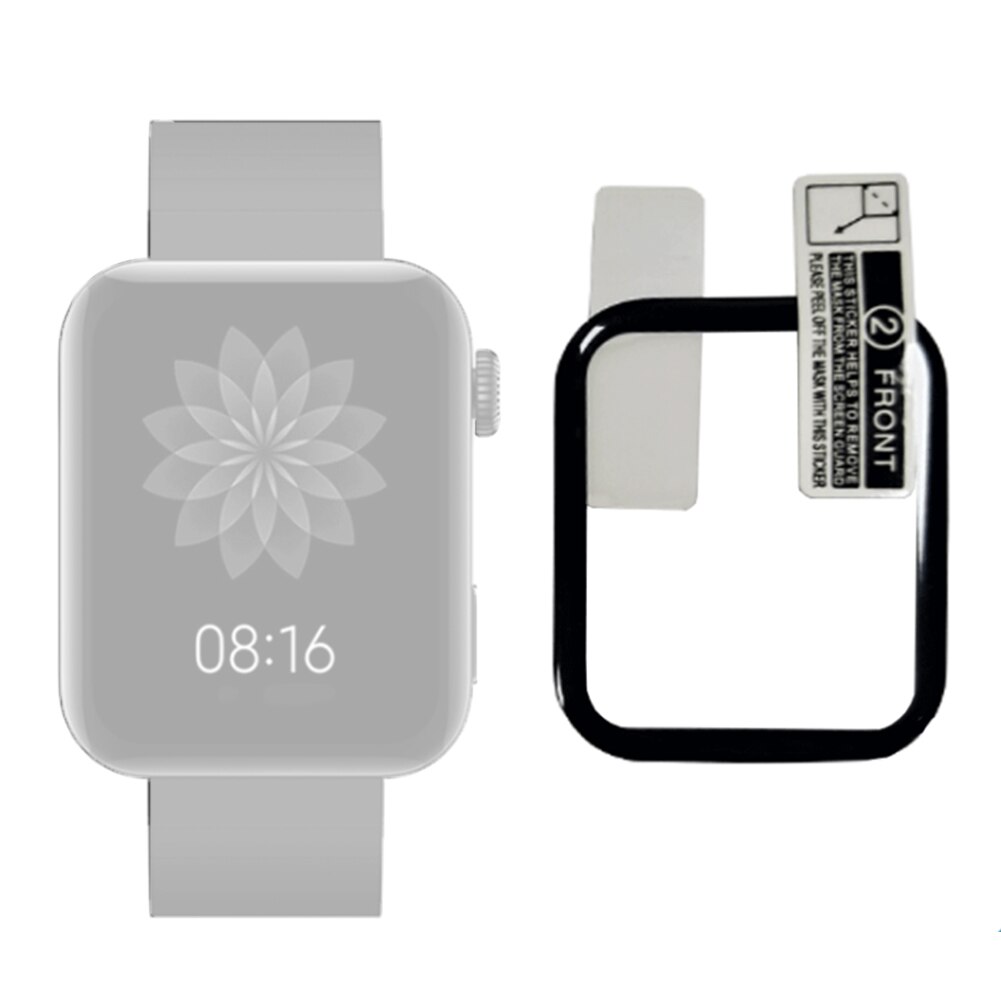 2 Stuks Beschermende Volledige Dekking Glas Film Clear Accessoires Naadloze Fit Hd Vervanging Guard Horloge Screen Protector Voor Xiaomi