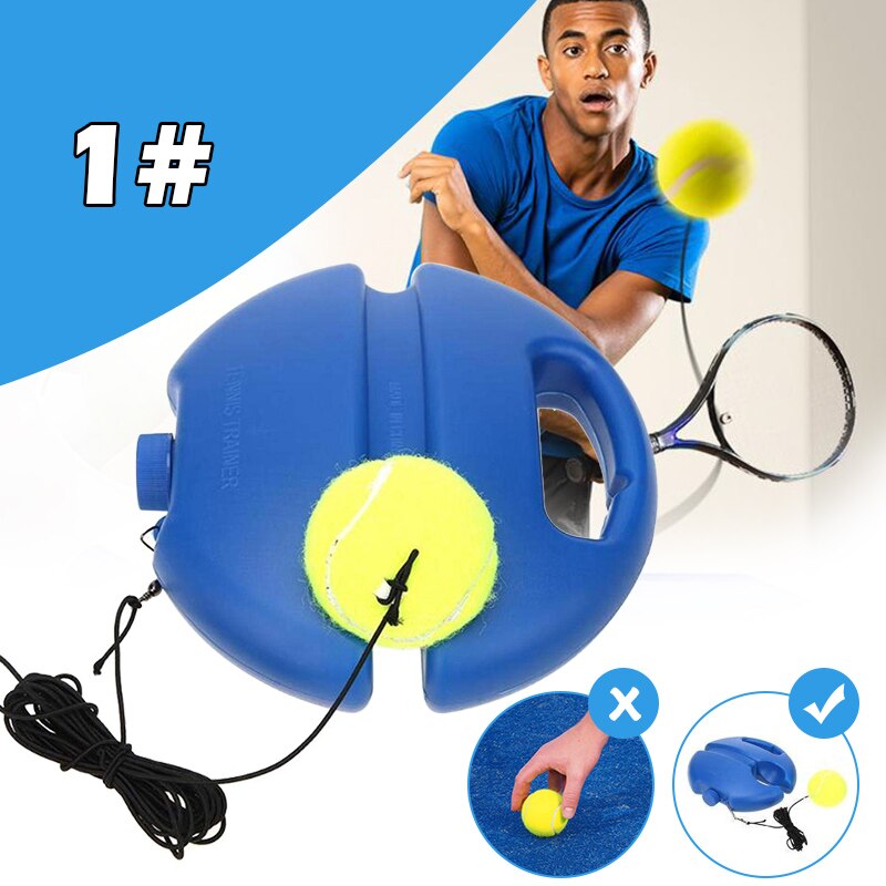 Intensieve Tennis Trainer Tennis Praktijk Enkel Zelf-Studie Training Rebound Tool SCI88