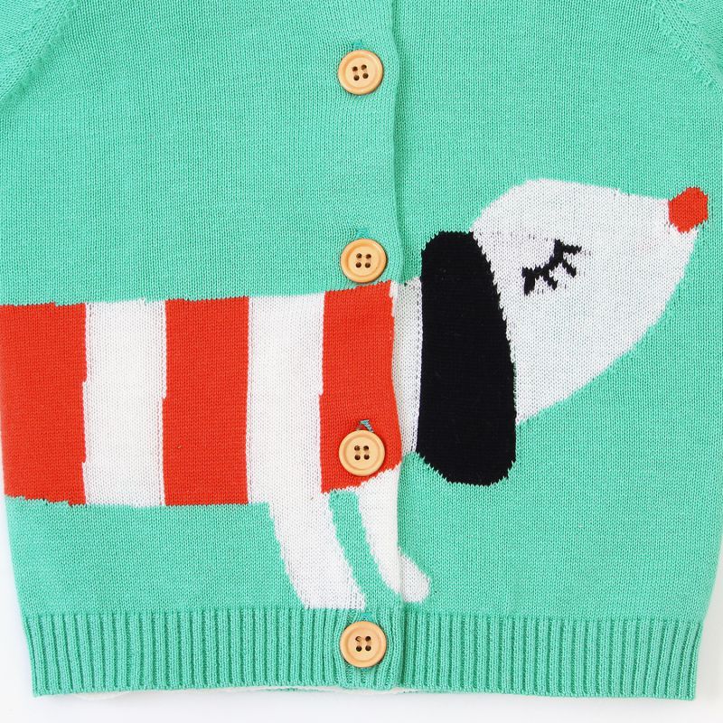 Enfants enfants pull bébé garçon fille vêtements Cardigan dessin animé arc-en-ciel imprimé tricoté coton décontracté vêtements d'extérieur chaude