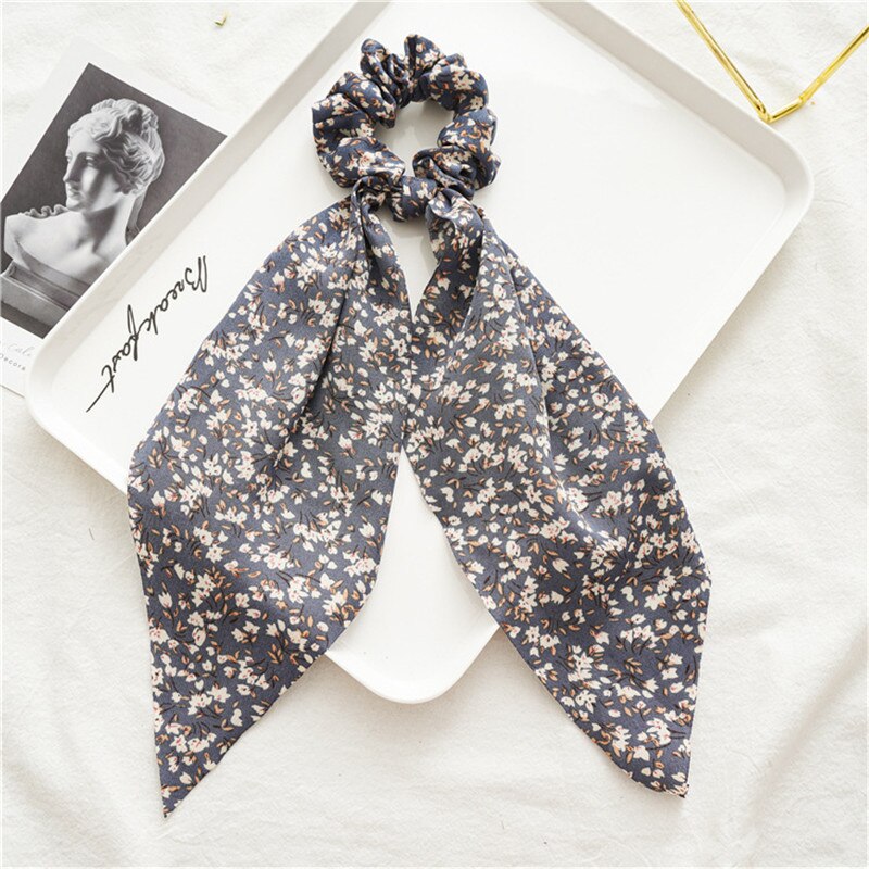 Accesorios para el cabello para mujer, Floral, lazo moño, niñas, flores, Scranchis, adornos de niñas, diadema, banda de goma