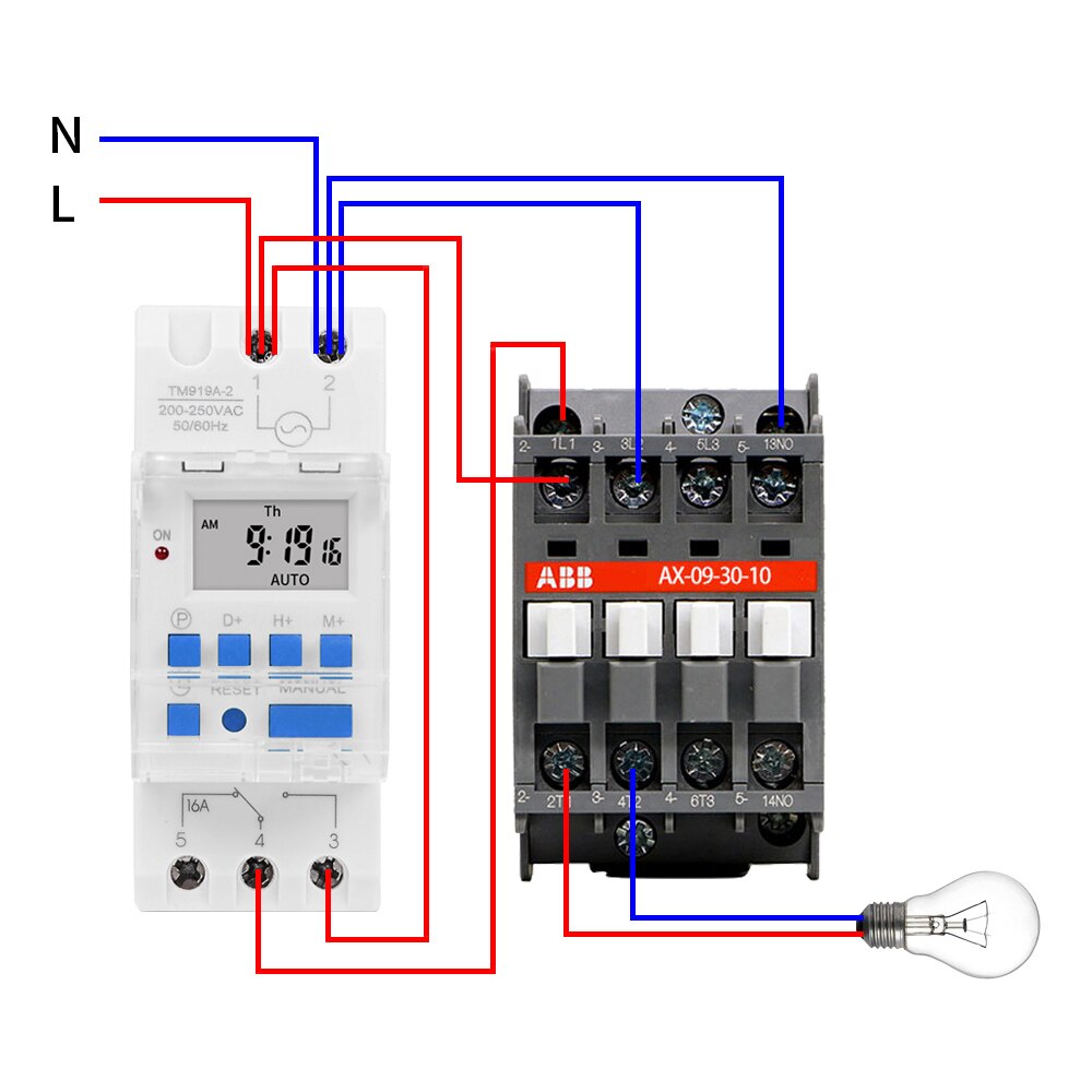 DIN Rail 5 PINS SPDT Digital Programmable Time Switch Relay Electronic Timer Clock AC 110V 220V DC 5V 12V 24V Russian Panel