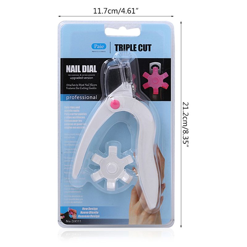 Nail Art Nail Edge Clipper Cutter Acrylic Gel False Tips Manicure Tool for Salon Home Use