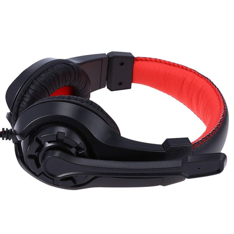 Lupuss G1 Wired Hoofdtelefoon Met Microfoon Verstelbare Over Ear Gaming Headsets Koptelefoon Lage Bass Stereo Voor Pc