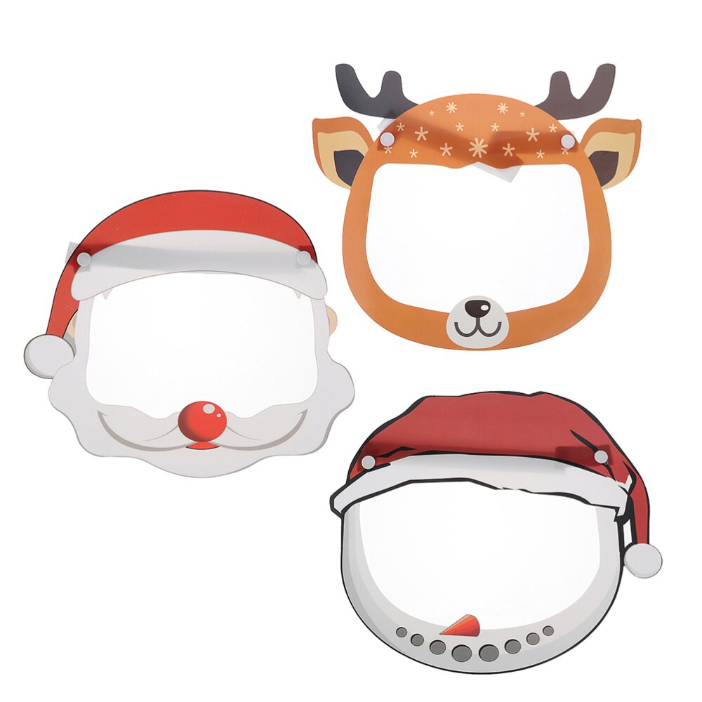 Mooie Duurzaam Anti-Kras Beschermende Kerst Maskers Kinderen Maskers Kinderen: Default Title