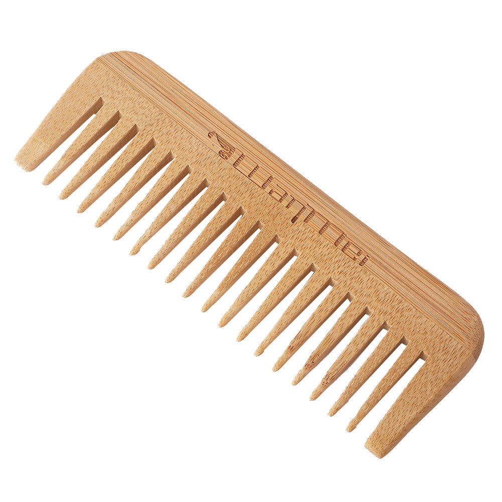 Houten Bamboe Luchtkussen Massage Kam Grove Dubbele Hoofd Platte Kam Wees Staart Kam Professionele Kapsalon Styling Kam