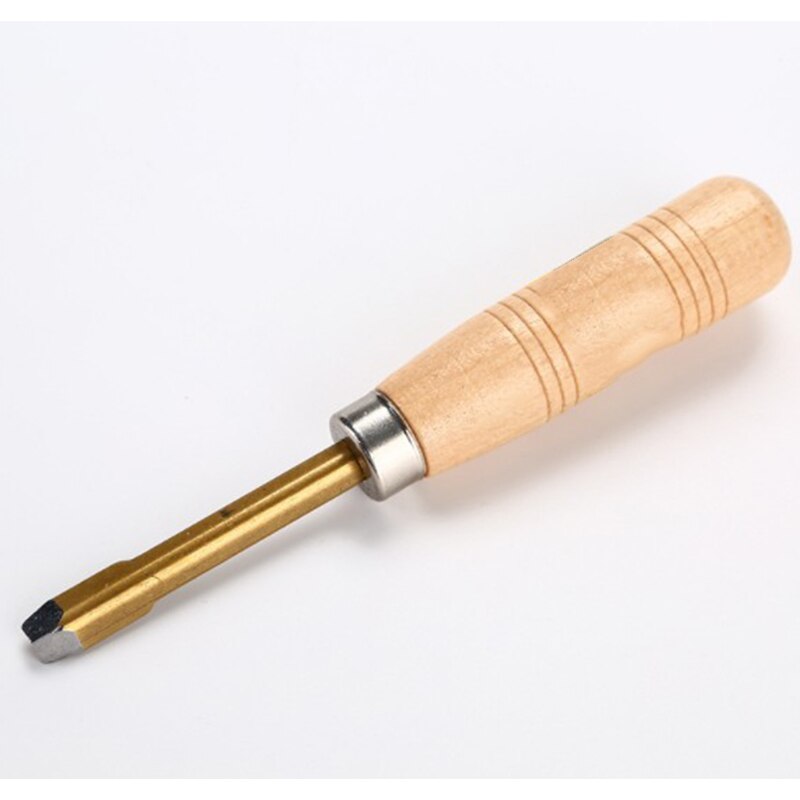 6 stuks vergulde draaibeitels, doe-het-zelf handbeitels, messen, gutsen, gereedschapsset voor hout, klei, leer, snijden