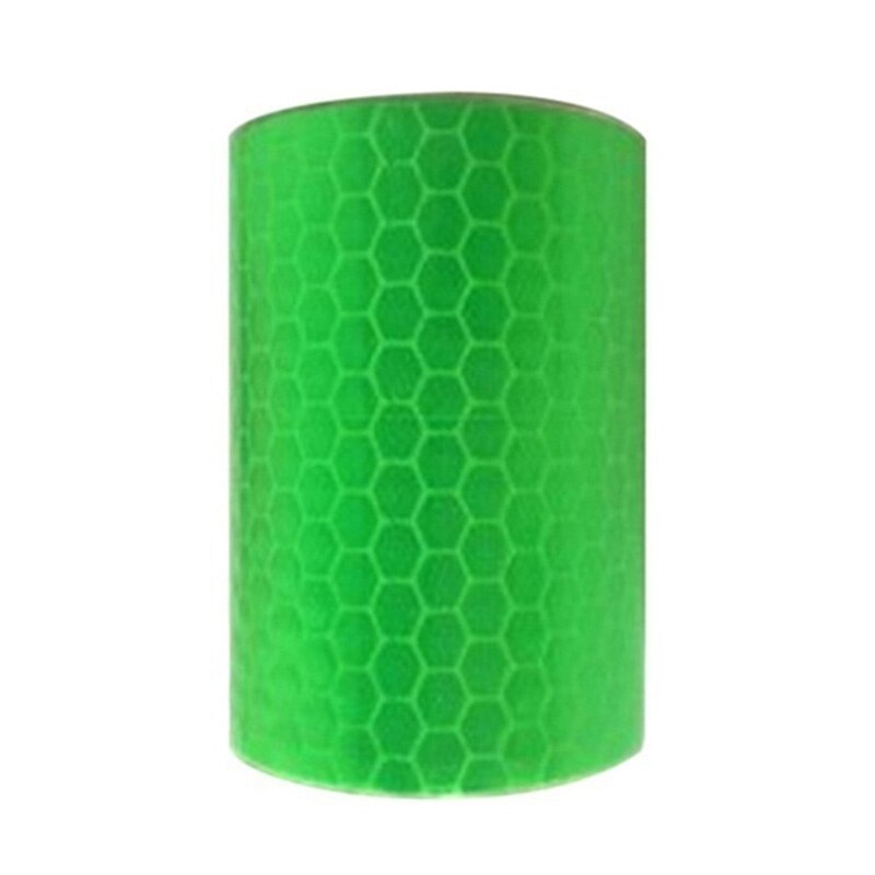 100 cm X 5 cm Warnband Reflektierende Film Auto Sicherheit markieren Reflektierende Streifen Aufkleber Warnung Licht Reflektor Schutz Aufkleber: Grün