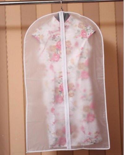 Transparent Wardrobe Storage Bags Cloth Hanging Garment Suit Coat Dust Cover