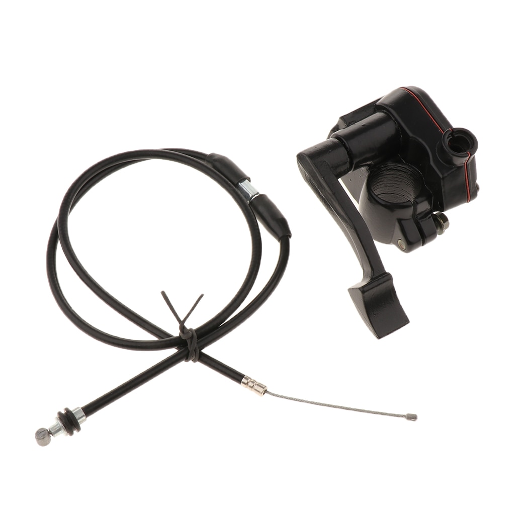 7/8 inch (22mm) Thumb Throttle Cable Accelerator Handle Assembly for Kazuma Sunl 50 70 90 110 125cc ATV Quad