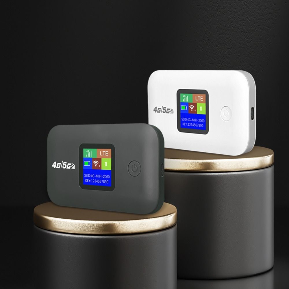 4G/5G Mobile WiFi Router Supports All SIM Cards Strong Signal Pocket WIFI Small Mobile WiFi Mobile Broadband LCD MIFI Hotspot