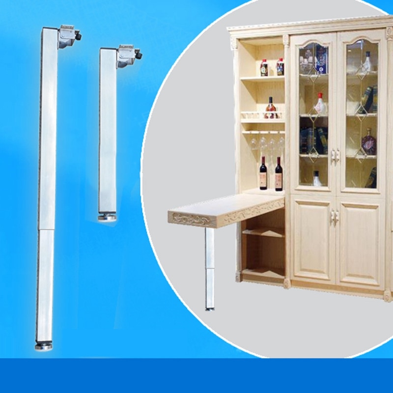 1 Uds Camper pata de la mesa telescópica plegable altura ajustable para caravana Campervan Motorhome RV soporte de mesa plegable