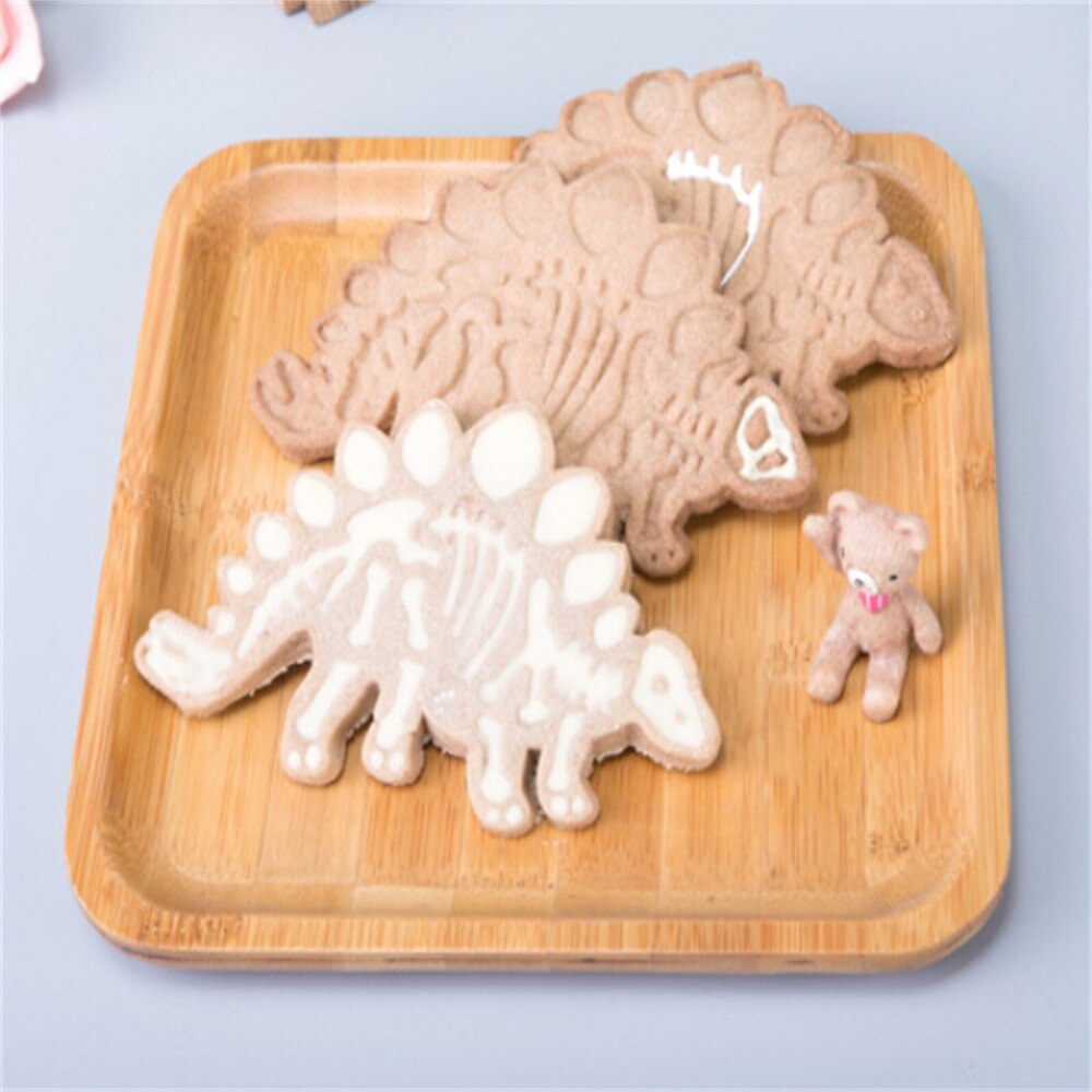 3 Pcs Dinosaur Shape Biscuit Cookie Cutter Fondant Cake Decor Biscuit Dessert Bakvorm Fondant Cake Decorating Bakken Tools