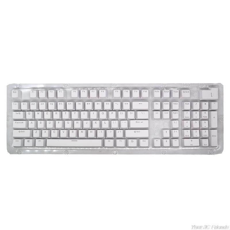 Double-Shot keycaps for DIY Gaming Mechanical Keyboard, 104pcs Key Cap Covers N10 21