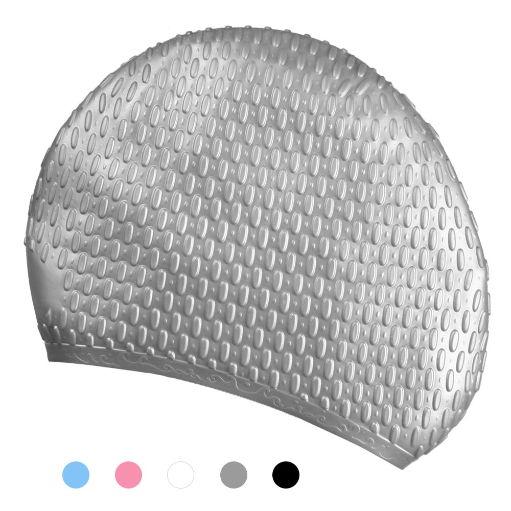 Volwassenen Badmuts Silicone Mannen Vrouwen Badmuts Voor Lang Haar Kort Haar Gorra Negra Zwemmen Hoed