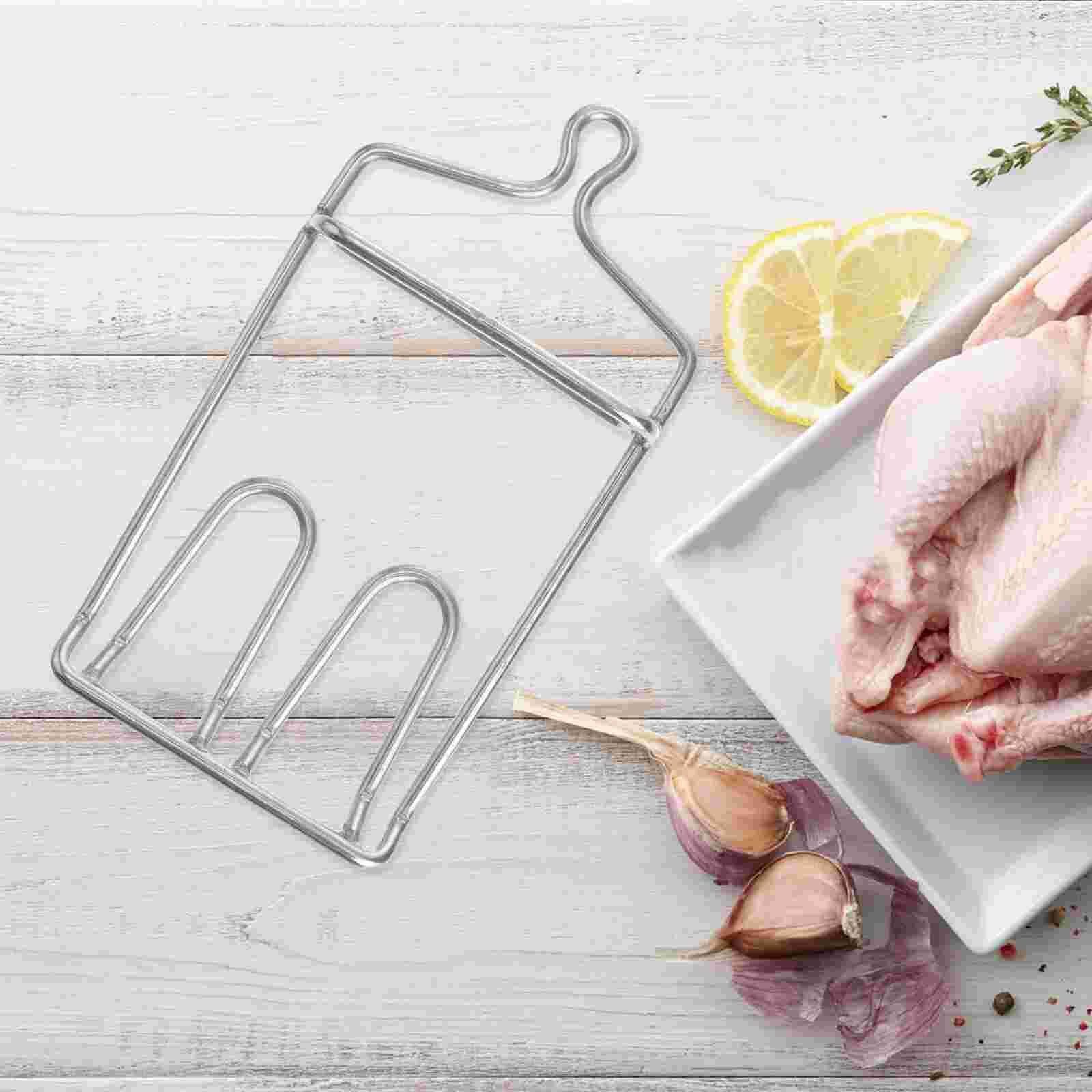 1pc Stainless Steel Duck Hook Wear-resistant Chicken Hook Slaughter Accessory