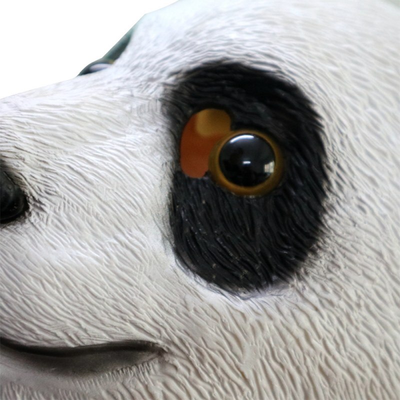 Animal Shape Panda Mask Novelty Latex Halloween Mask Funny Cute Dance Cosplay Props Mascaras De Latex Realista Party Supplies