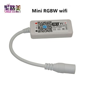 Magic Home DC5V 12V 24V Bluetooth controlador WiFi inalámbrico, RGB/RGBW IR RF LED Controller para 5050 WS2811 WS2812B Pixel led strip: Mini RGBW wifi