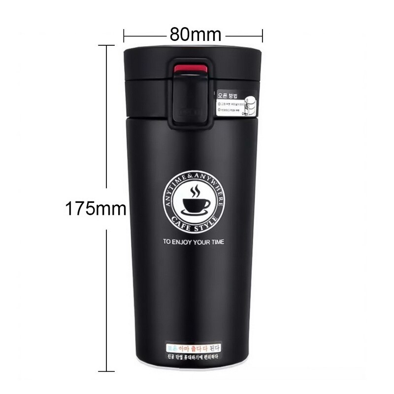 380 Ml Draagbare Reizen Koffie Mok Thermoskan Ther Grandado