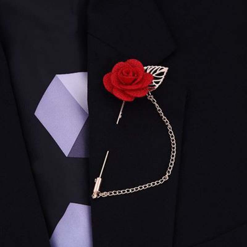 Elegante Bloem bladvorm Broches Badges Strass Legering Revers Pin Mannen Vrouwen Pak Vest Sjaal Sieraden Accessoires 1PC