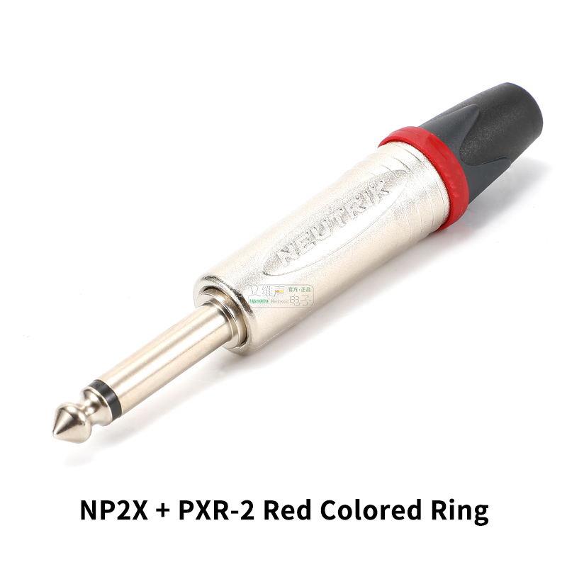 Neutrik Jack 1/4" 6.35 mm Heavy Duty Phone Plug NP2X NP3X NP2RX NP3RX Mono / Stereo Guitar Snakes Speakers Audio Cable Connector: grey