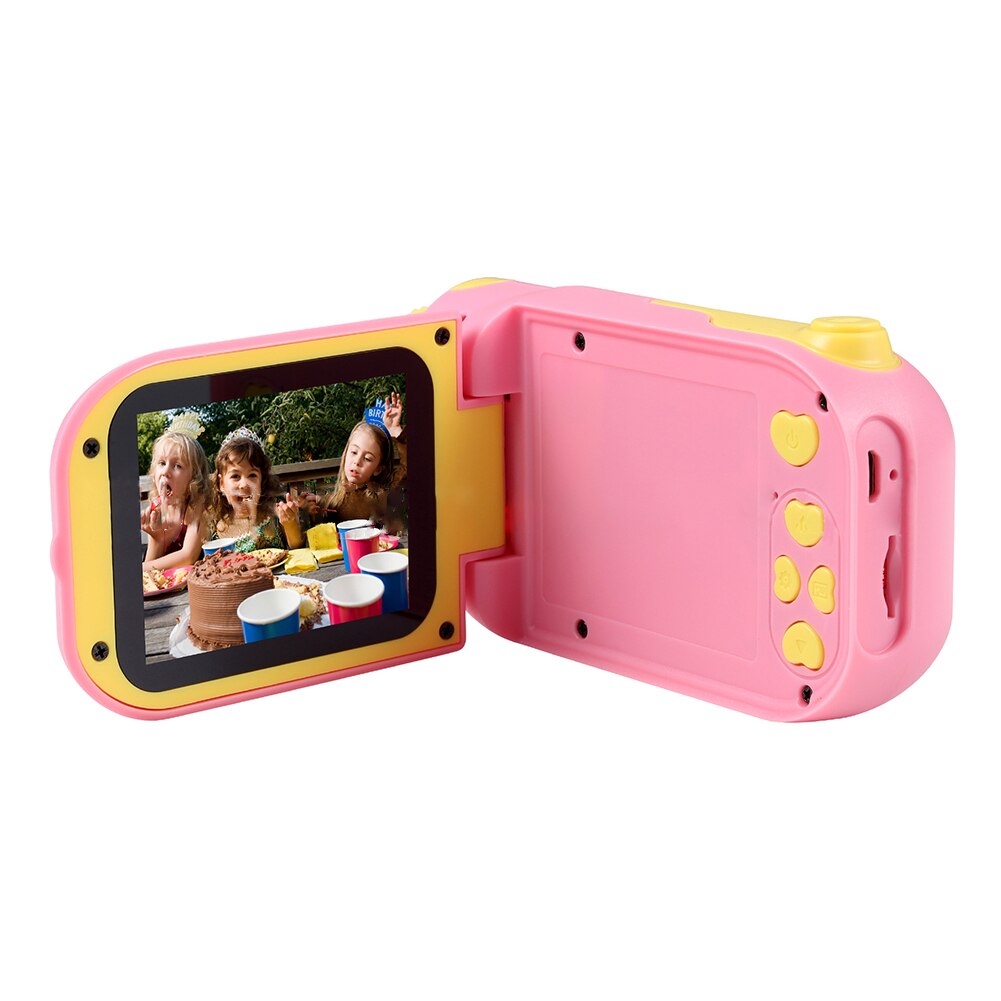 Kids Video Camera Speelgoed Kinderen Digitale Camera Foto Kind Camera Meisjes Speelgoed Cadeau Voor Meisje Mini Camera Usb Oplaadbare Voor kid: Pink