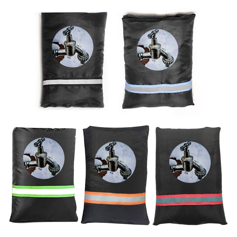 2 pièces bouchon de robinet d'économie d'hiver Protection antigel couvre couverture imperméable réutilisable Protection contre le gel pour robinet extérieur