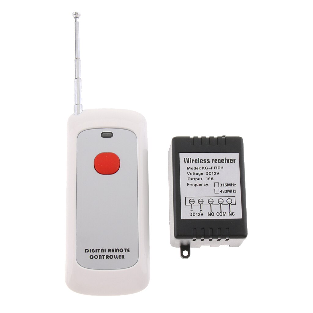 Remote Control Switch Transmitter DC 12V 433mHz 1km Long Distance Controller