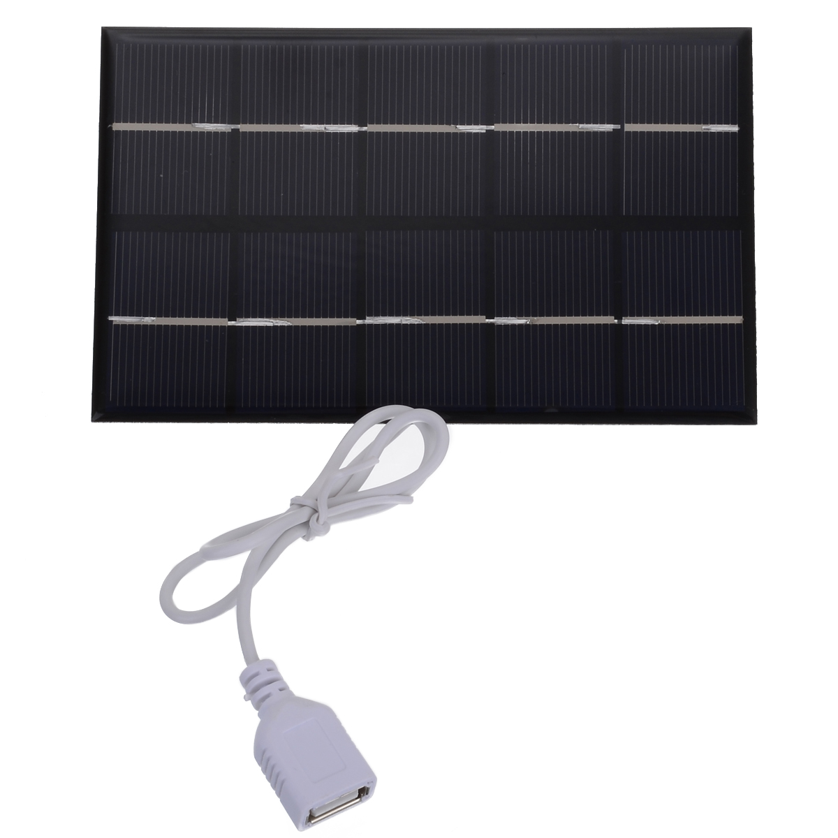 Draagbare USB Solar Panel Charger 5W 5V USB2.0 Poort Zonnepanelen voor Outdoor Camping Reizen Mobiele Smart Phone