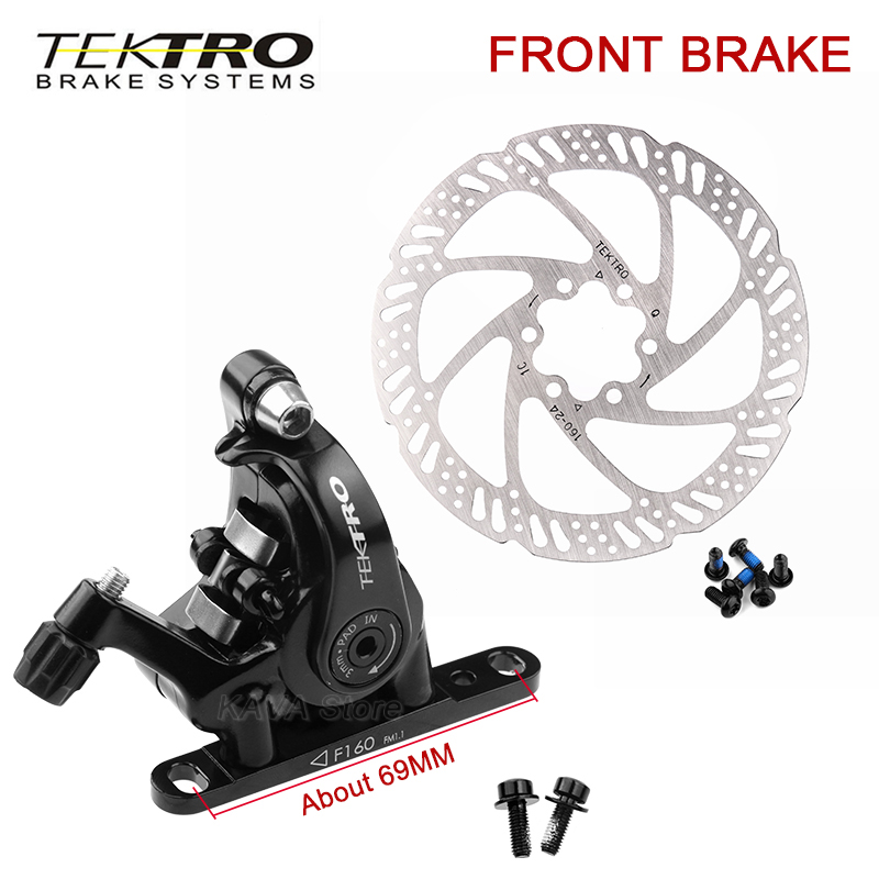 Tektro MD-C550 Road Bike Brakes Flat Mount Disc Brake Cliper Double Piston Bicycle Dual Piston Brakes