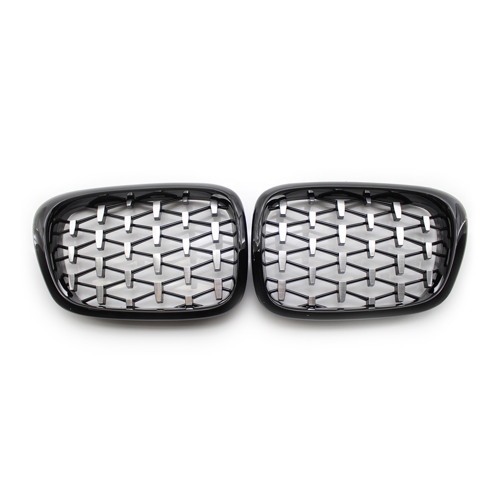 Brand Duurzaam 1 Pair Diamond Nieren Verchroomde Black Voor Bmw E39 5 Serie M5 99-03 Vervanging auto Accessoires