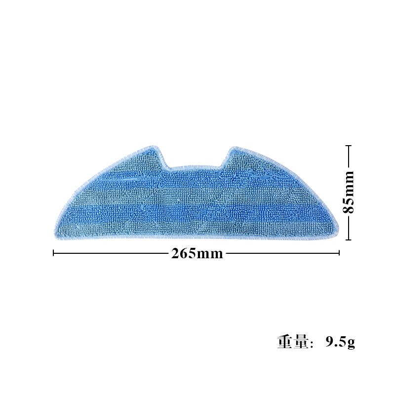Moping Cloths 5PCS For Proscenic Robot Vacuum Cleaner 811GB 911SE 390T 5PCS Replacement Accessories Parts