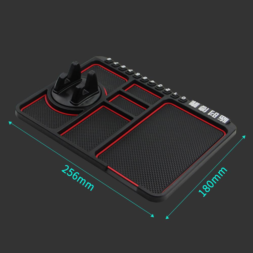 Antislip Multifunctionele Auto Dashboard Pad Knop Mobiele Telefoon Beugel Pad Siliconen Antislip Multi-Functie Mobiele Telefoon