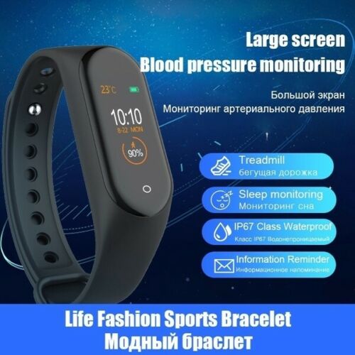 M4 Smart Band Fitness Tracker Sport Smart Band Hartslag Bloeddrukmeter Smartband Stappenteller Waterdichte Armband