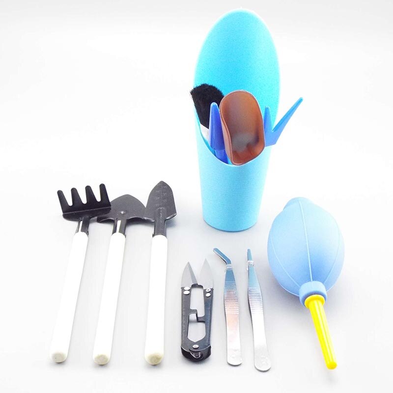 Succulent Plants Tool Mini Garden Hand Transplanting Gardening Tool Set Miniature Planting Indoor Kit Fertilizer Drilling Device