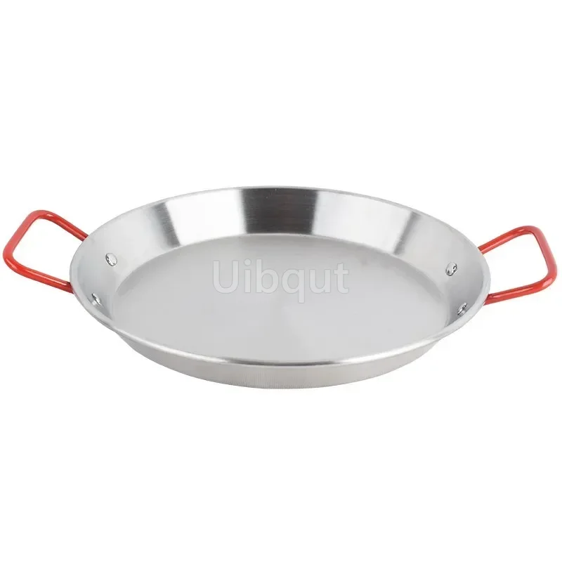 Rustfrit stål god spansk paella pande fisk og skaldyr ret koreansk stegt kylling ret ost komfur binaural frugt sukker pande