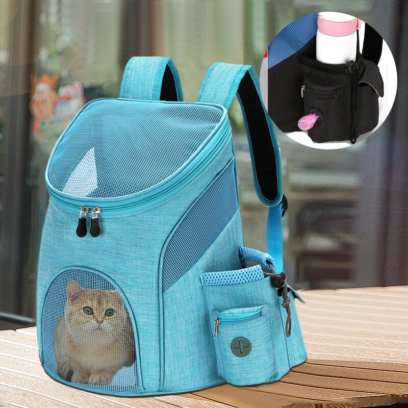 Mochila transpirable multifunción Para transportar gatos y perros, Mochila de viaje Para exteriores, Mochila Para Gato