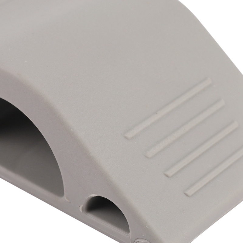 Deurstopper 4 Pack Set Premium Heavy Duty Deur Stop Rubber Wedge Met Decoratieve Opslag Houder-Perfect Doorstop (grijs)