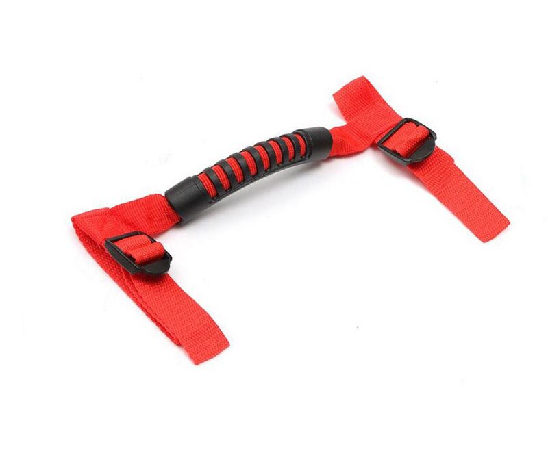 Correa para Jeep Wrangler 4 uds/2 uds Handrail Auto partes interiores de coche accesorios mango estrecho Universal jaula de rodillo agarre