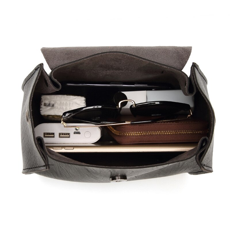 Damestas leren messengertas casual dames schoudertas crossbody tas dames handtas zwarte bolsa feminina damestas