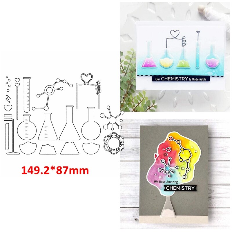 Blandet element metall skjæringe dør blomstervase bursdagskake smil firkantet flagg gjerde gjør selv scrapbooking album lage dør 07: M98