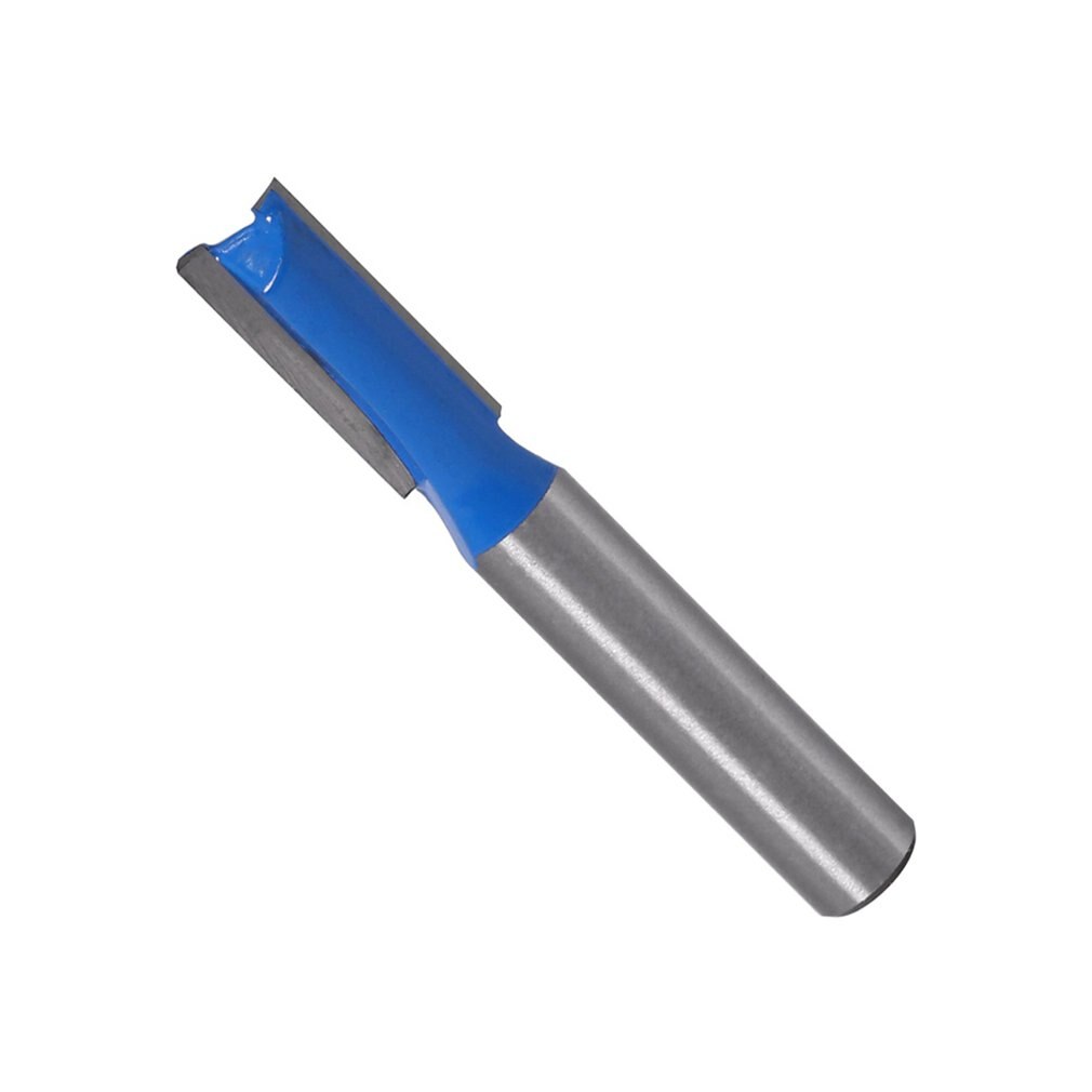 Enrutador de carpintería recto ranurado de vástago de 8mm, fresa de carpintería de diámetro de corte, herramienta de fresadora de extremo de carpintería