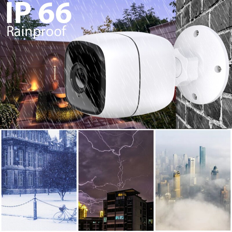 Tuya Smart Outdoor IP Camera 1080P PTZ Wifi Webcam Waterproof Security Camers Work For Home Security Camera Night Vision: EU