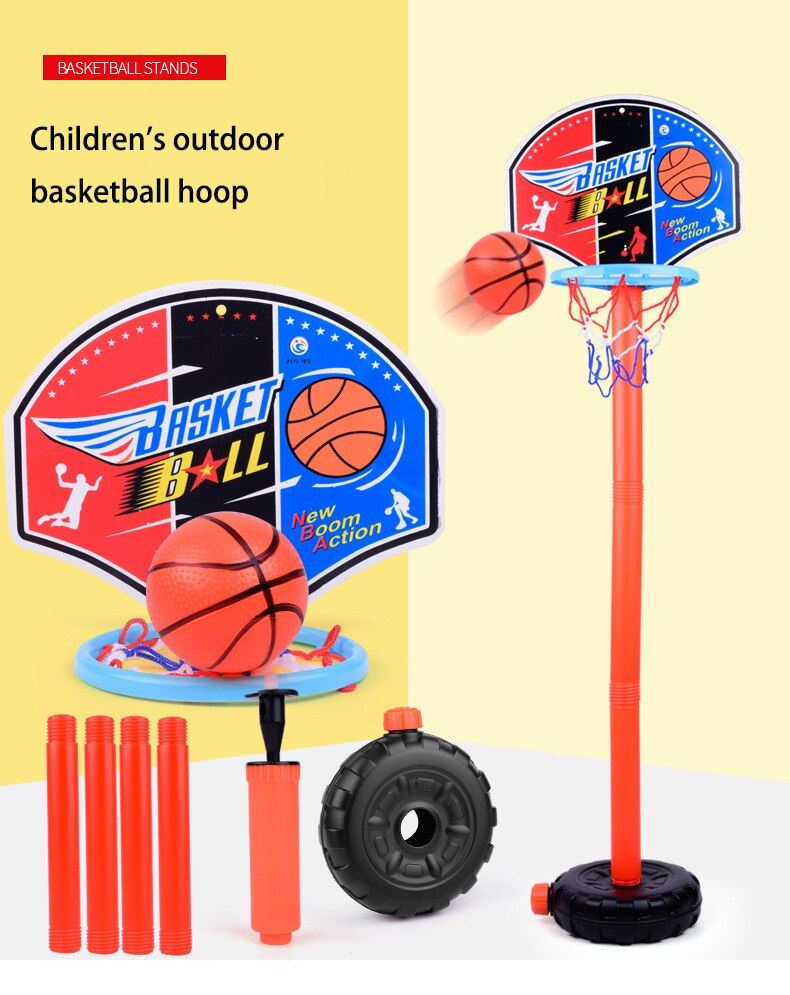 Kinderen Basketbal Spelen Set Verstelbare Mand Outdoor Sport Mand Doel Indoor Interactie Jongen Kids Yard Game Speelgoed