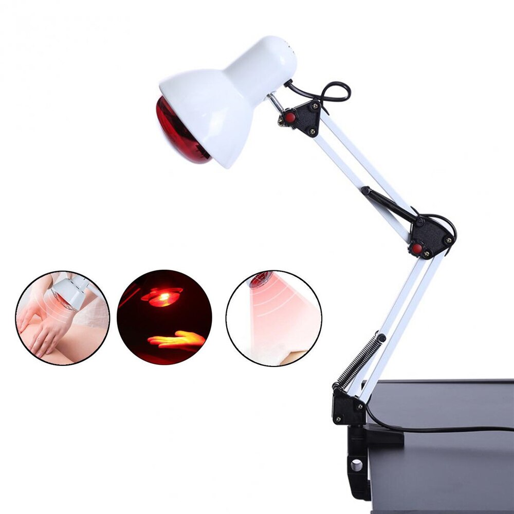 150W Infrared Light Therapy Lamp Red Light Heating Massage Therapeutic Physiotherapy Arthritis Pain Relief Body Back Health Care