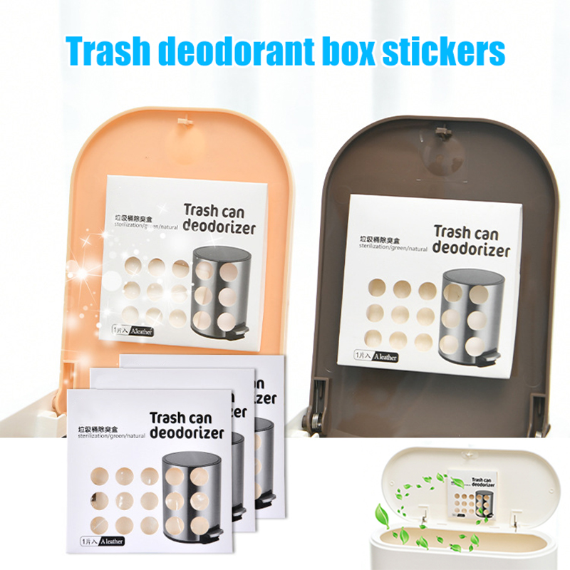 5 / 10 pieces garbage deodorant Box Sticker garbage can deodorant air freshness deodorant box fragrance box activated carbon bag
