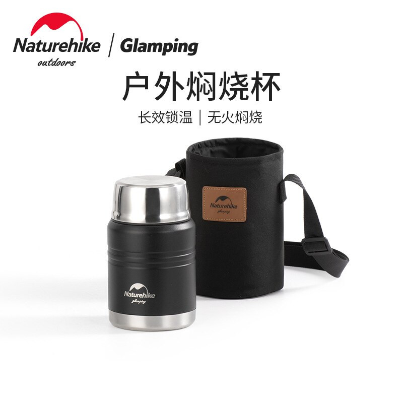 Naturehike Outdoor Camping Lange Termijn Lock Temperatuur Geen Vuur Smeulende Beker Verzegelde Kleine Draagbare Simmering Beker Cup